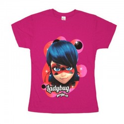 Camiseta LadyBug fucsia