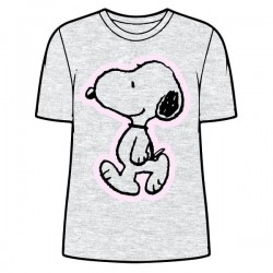 Camiseta Snoopy gris adulto...
